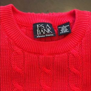 Jos. A Bank cable knit sweater
